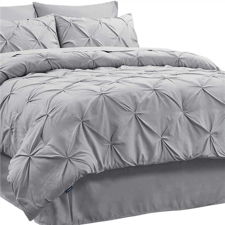6 Pieces Pinch Pleat Bedding Sets 6 Pieces Pinch Pleat Bedding Sets